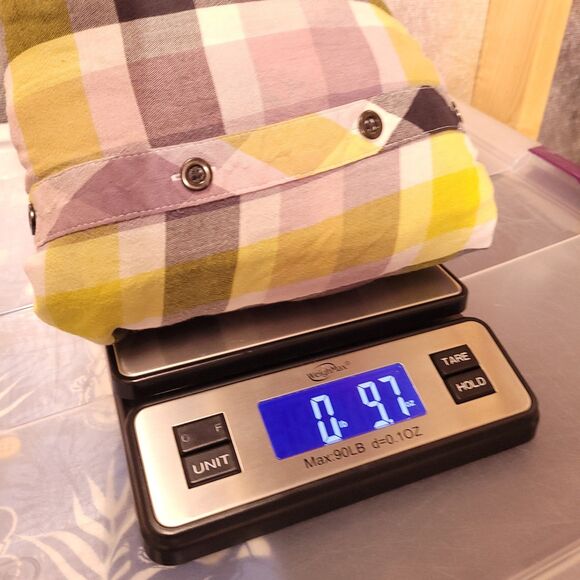 Torrid Midi Dress 0X Plaid Purple, Green Challis Button Front - Picture 9 of 9